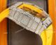 Clone Richard Mille RM035-01 Orange Rubber Strap Knockoff Watch With Diamonds (5)_th.jpg
